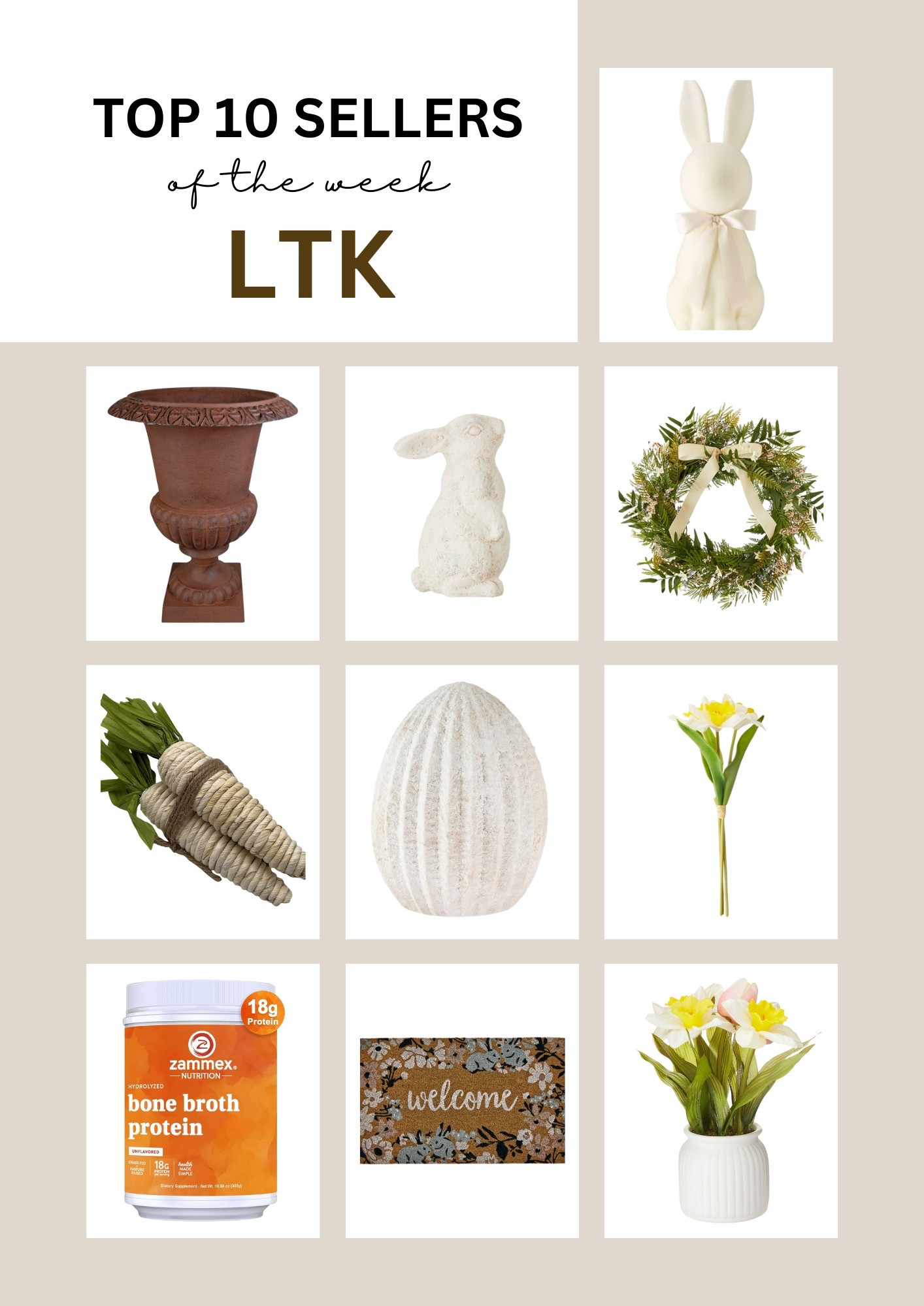 Our most-loved products of the week included some beautiful Easter home decor items from Walmart as well as my new metal is planter from Wayfair that blew my mind! 

#LTKFindsUnder50 #LTKSeasonal #LTKHome
