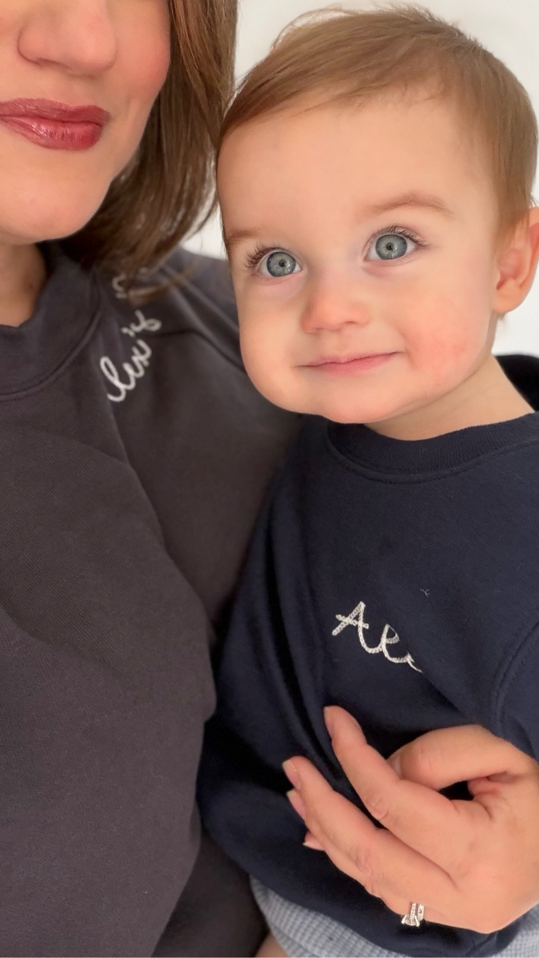 I’m wearing the grey in large and Alex is in navy in 2T!

#LTKGiftGuide #LTKBaby #LTKKids