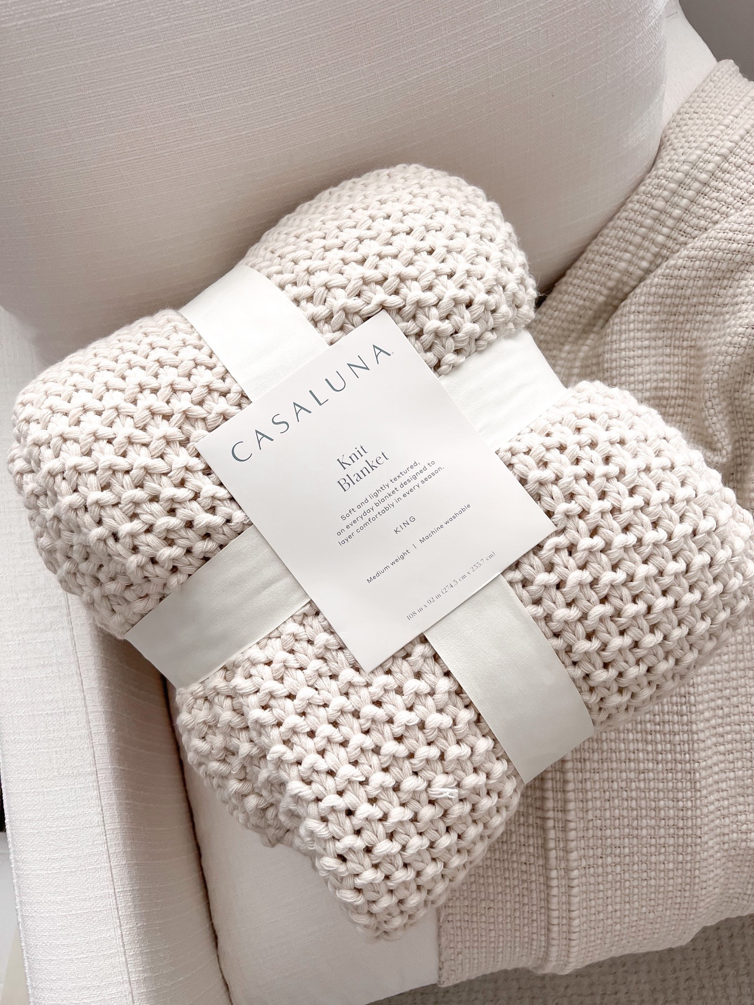 Casaluna knit blanket discount king