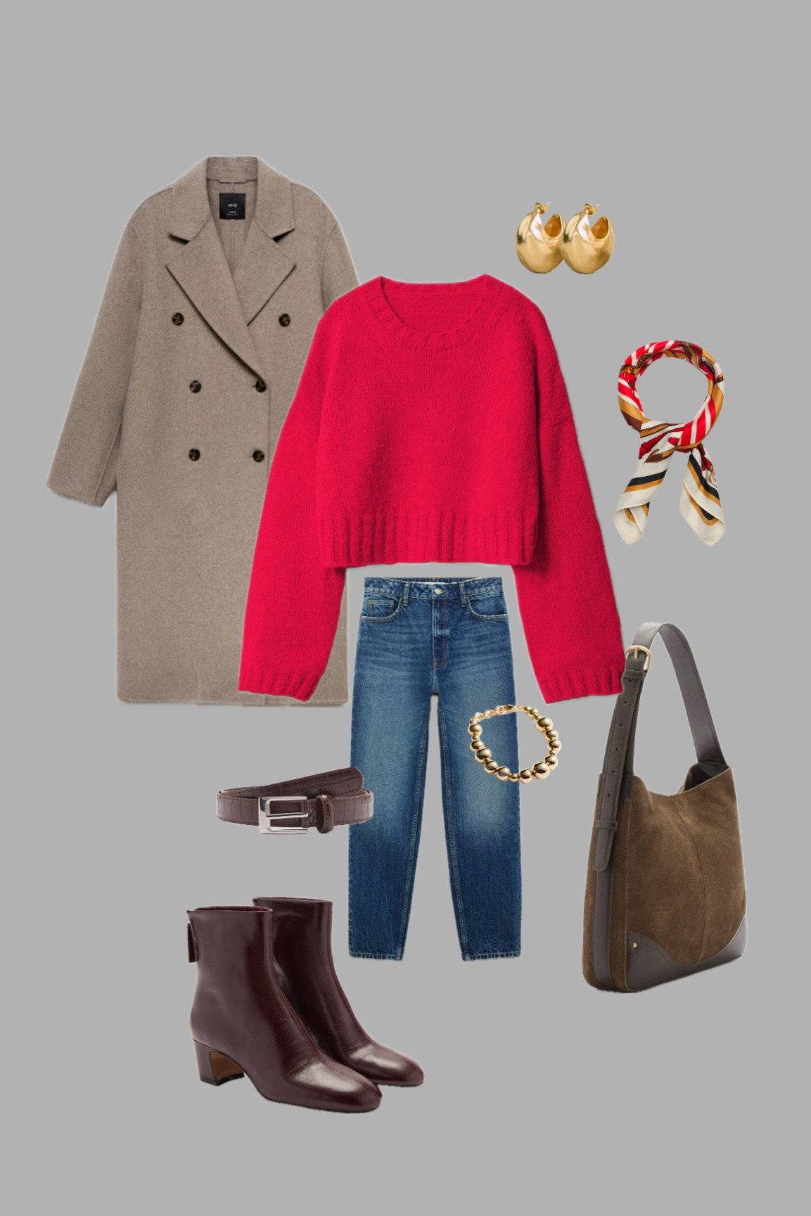 #sneakersweater Outfitinspo ❤️ in Kombi mit Burgund und Brauntönen. Der 
komplette Look ist von Mango 🙌🏼 (bis auf Schmuck). Jaaa, auch die Stiefelletten in Burgundy. 


#LTKdeutschland #LTKwinter #LTKCyberWeek