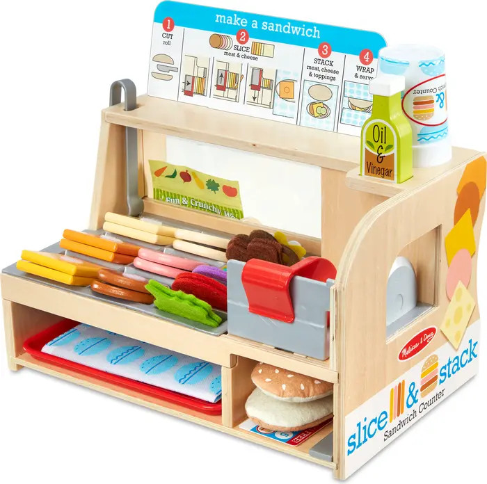 Melissa & Doug Slice & Stack 52-Piece Sandwich Counter | Nordstrom | Nordstrom