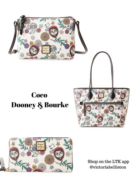 How cute are the darling bags! They are so well made! They are Disney Coco X Dooney & Bourke and so darling! I have the side bag and love it! 
Click what one you want below for the link! Appreciate the support shopping with me! 

#LTKstyletip #LTKSeasonal #LTKHalloween