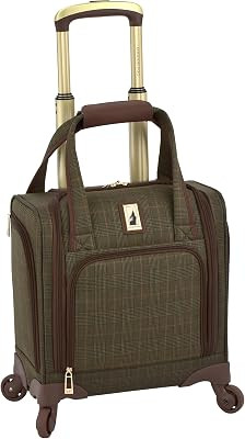 London Fog Brentwood IV 15" 4-Wheel Under the Seat Bag, Sedona Bronze | Amazon (US)