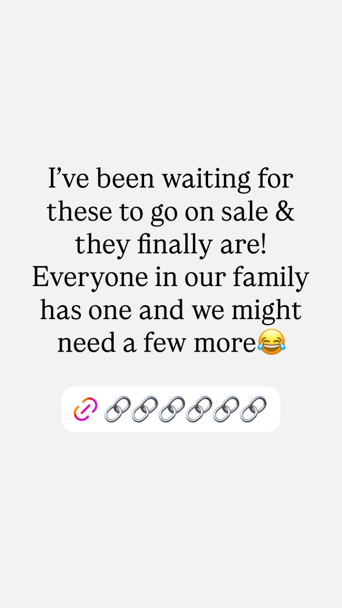 I’ve been waiting for these to go on sale & they finally are! Everyone in our family has one and we might need a few more😂