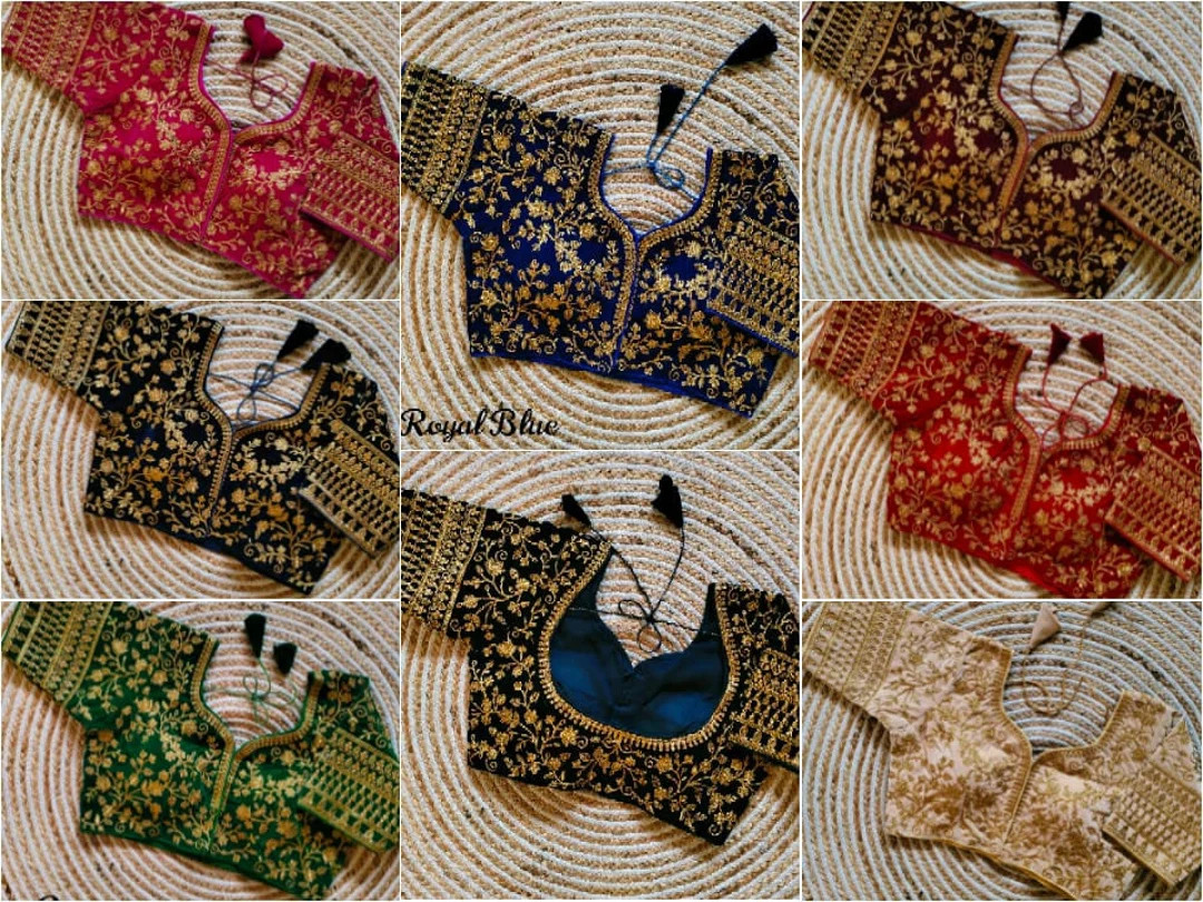 Designer Embroidery Work Blouse Beautiful Embroidery Work Blouse Women Wedding Wear Padded Blouse... | Etsy (US)