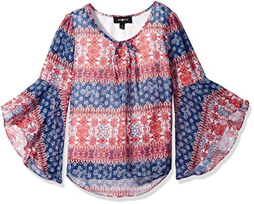 Amy Byer Big Girls' Bell Sleeve Top | Amazon (US)