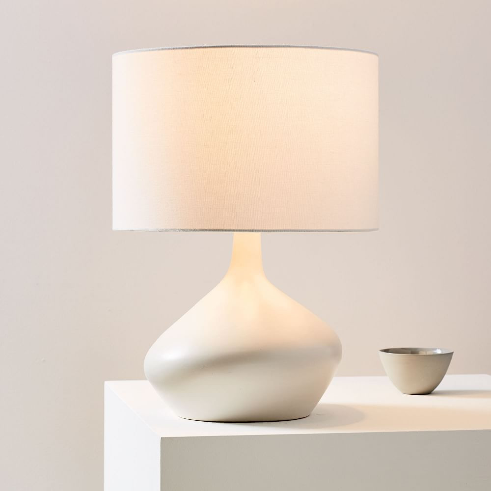 Asymmetry Ceramic Table Lamp - Small | West Elm (US)