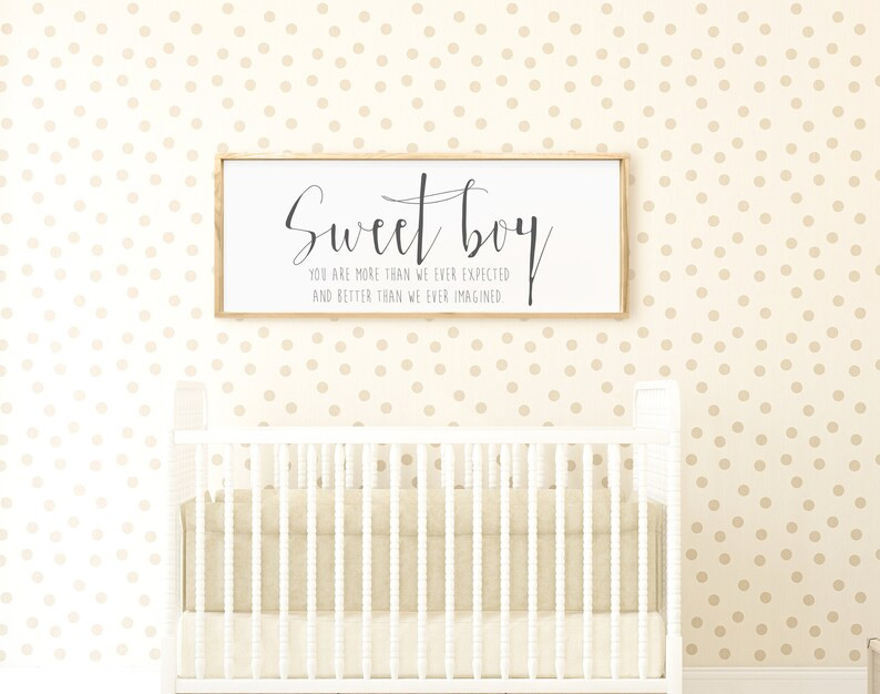 Sweet Boy Wood Sign Nursery Decor Little Boys Room Boys | Etsy | Etsy (US)