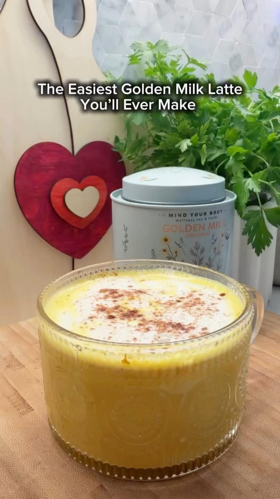 The easiest Golden Milk Latte 🤍

When I want something comforting, I make this golden milk latte with a golden tea powder by @harneytea that I picked up at @worldmarket. It’s simple, warm, and tastes like a little treat.

Golden Milk Latte Recipe
☕️ 1 cup warm milk (I use oat milk)
✨ 1 Tbsp golden milk powder
🍯 2 tsp honey
🫧 1/2 cup milk (for frothing)
🌿 Cinnamon, for topping

How to make it:
	1.	Warm 1 cup of milk and stir in 1 Tbsp golden milk powder until dissolved.
	2.	Stir in 2 tsp honey.
	3.	Froth about 1/2 cup milk until thick and foamy.
	4.	Pour the foam on top and finish with a sprinkle of cinnamon.

📣If you want to make your own Golden milk powder from scratch, then you can try this recipe: (1 Serving = 1 Tbsp)

Mix together:
	•	1 ½ tsp ground turmeric
	•	1 tsp ground cinnamon
	•	½ tsp ground ginger
	•	¼ tsp ground cardamom (optional but amazing)
	•	Pinch nutmeg (optional)
	•	Tiny pinch ground black pepper (important)
	•	½ tsp coconut sugar or brown sugar (optional for sweetness)

Save this for later 🤎

#goldenmilklatte #latteathome #asmr