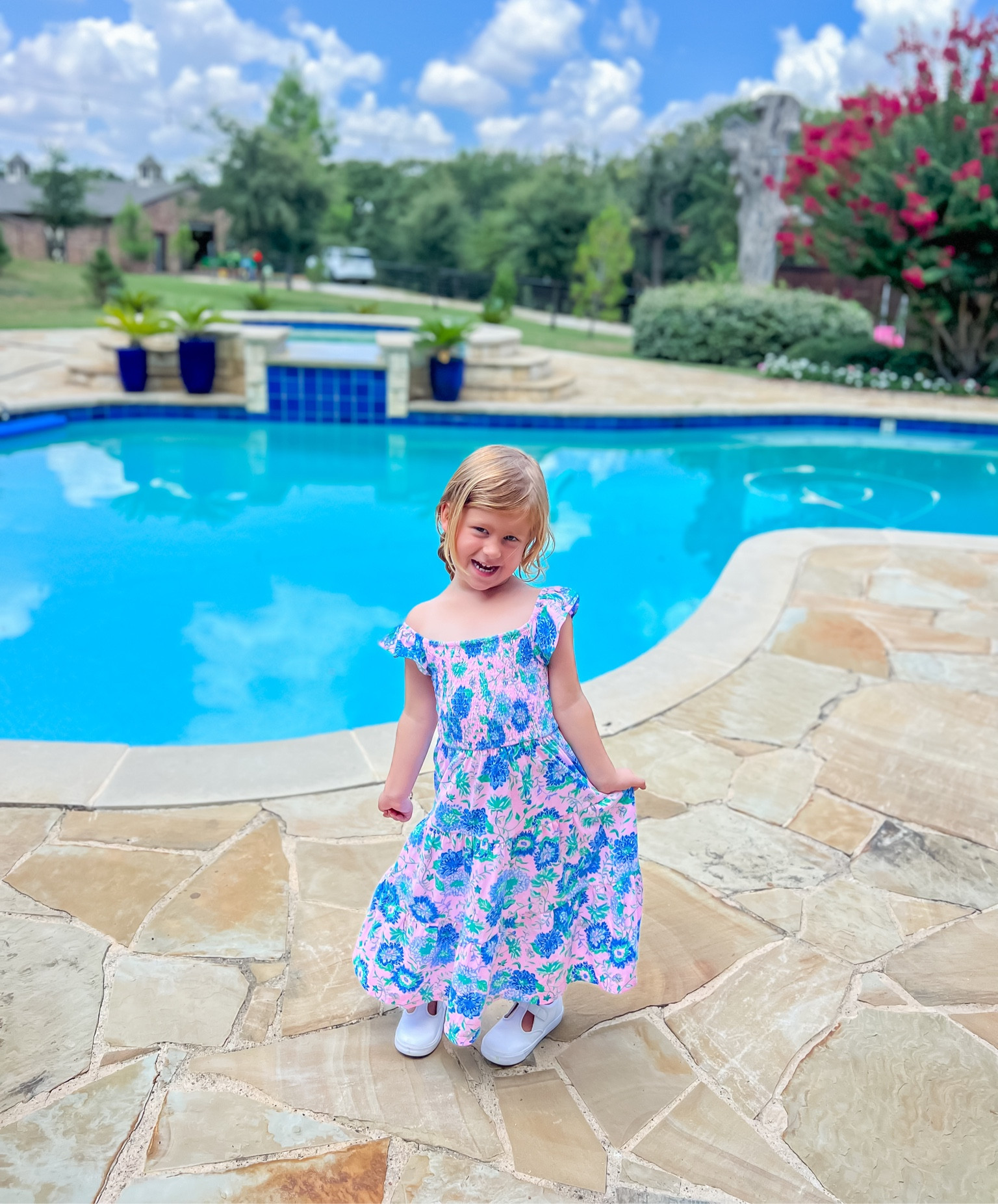 Love this sweet girl. She’s been wanting to wear @lillypulitzer all of the time and it melts my heart. #resort365 #lillypulitzef 

#LTKSeasonal #LTKKids #LTKFindsUnder100
