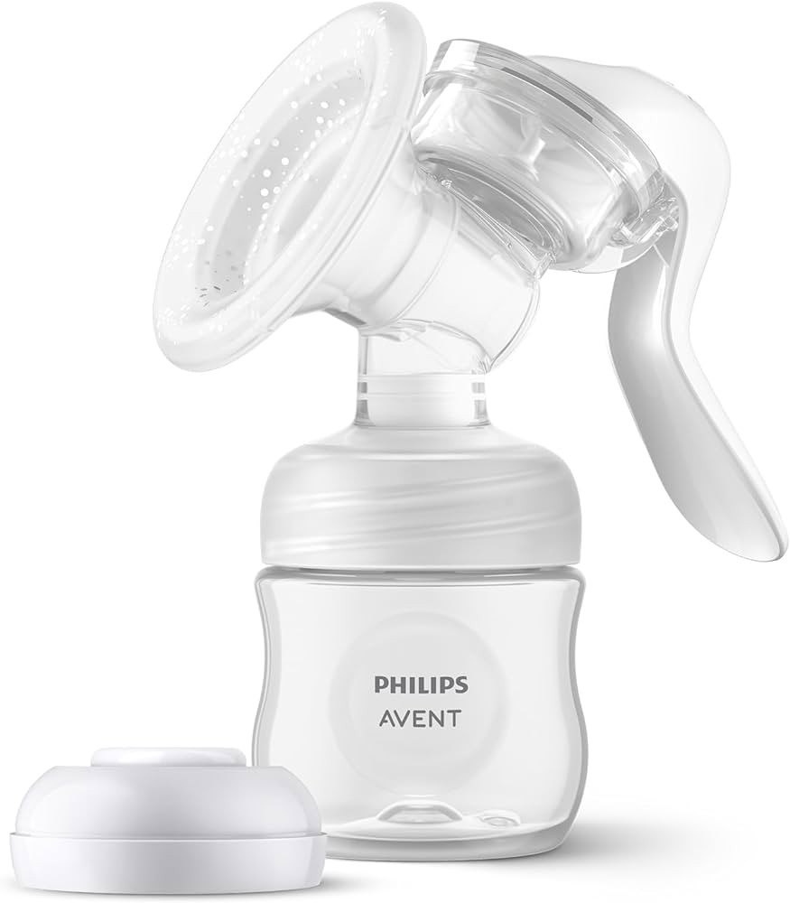 Philips Avent Manual Breast Pump - Easy Pumping with Natural Motion Technology - Transparent, SCF... | Amazon (US)