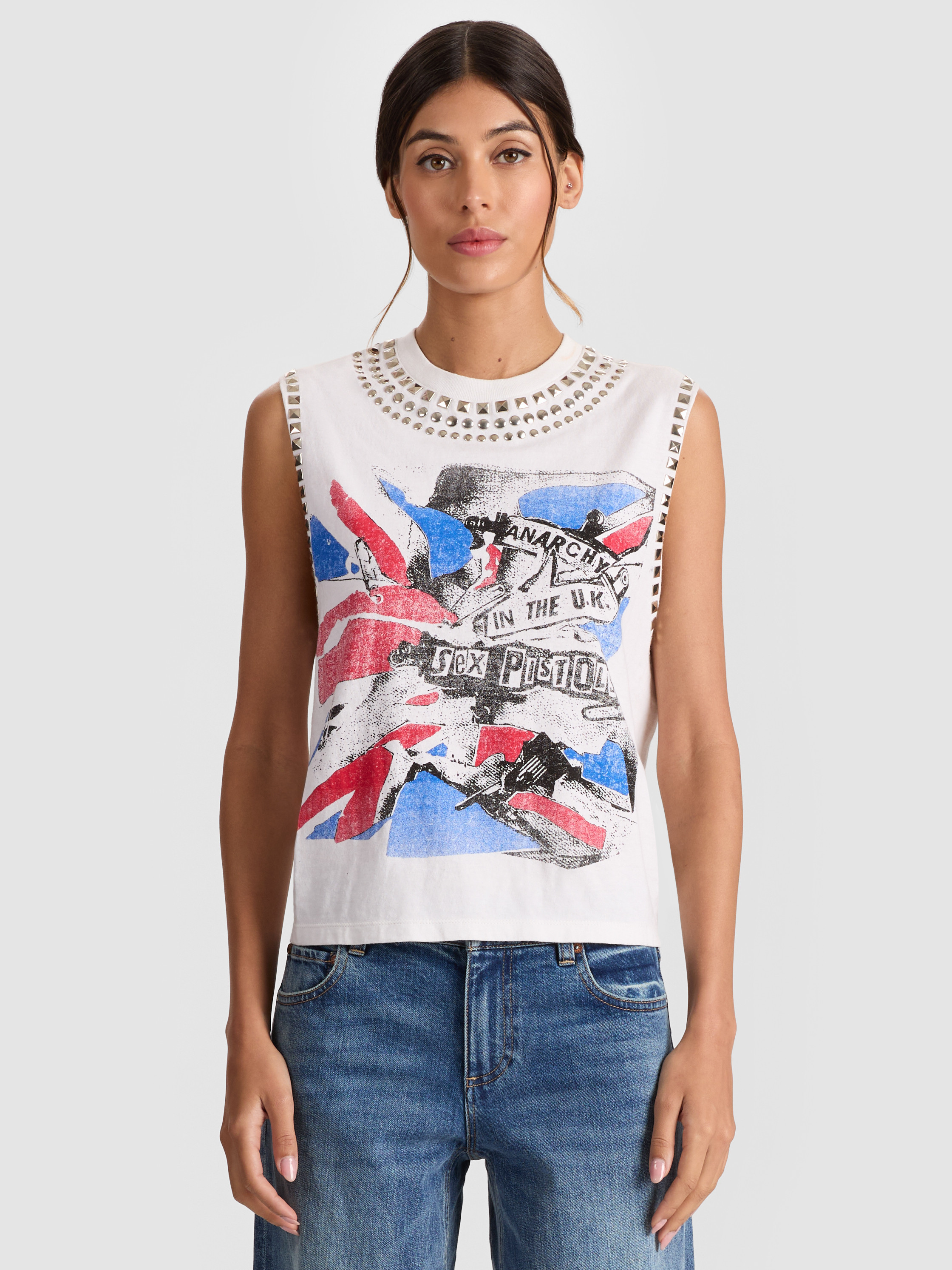 alice + olivia MICAH MUSCLE TANK | Alice + Olivia
