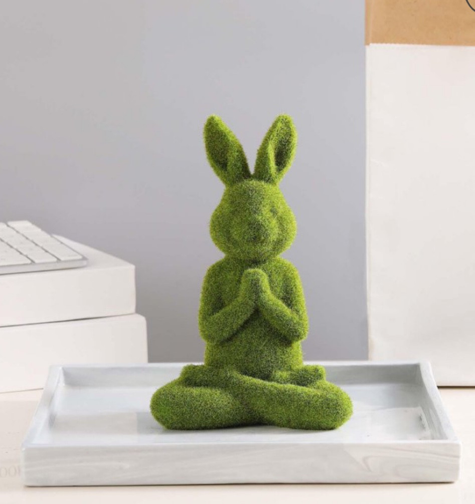 #easter #easterhome #easterdecor #easterdecorating #spring #springdecor #holidayhome #yoga #yogabunny #namaste #namastebunny #bunnyfigurine #easterbunnyyoga #yogaeasterbunny

#LTKFind #LTKSeasonal #LTKhome