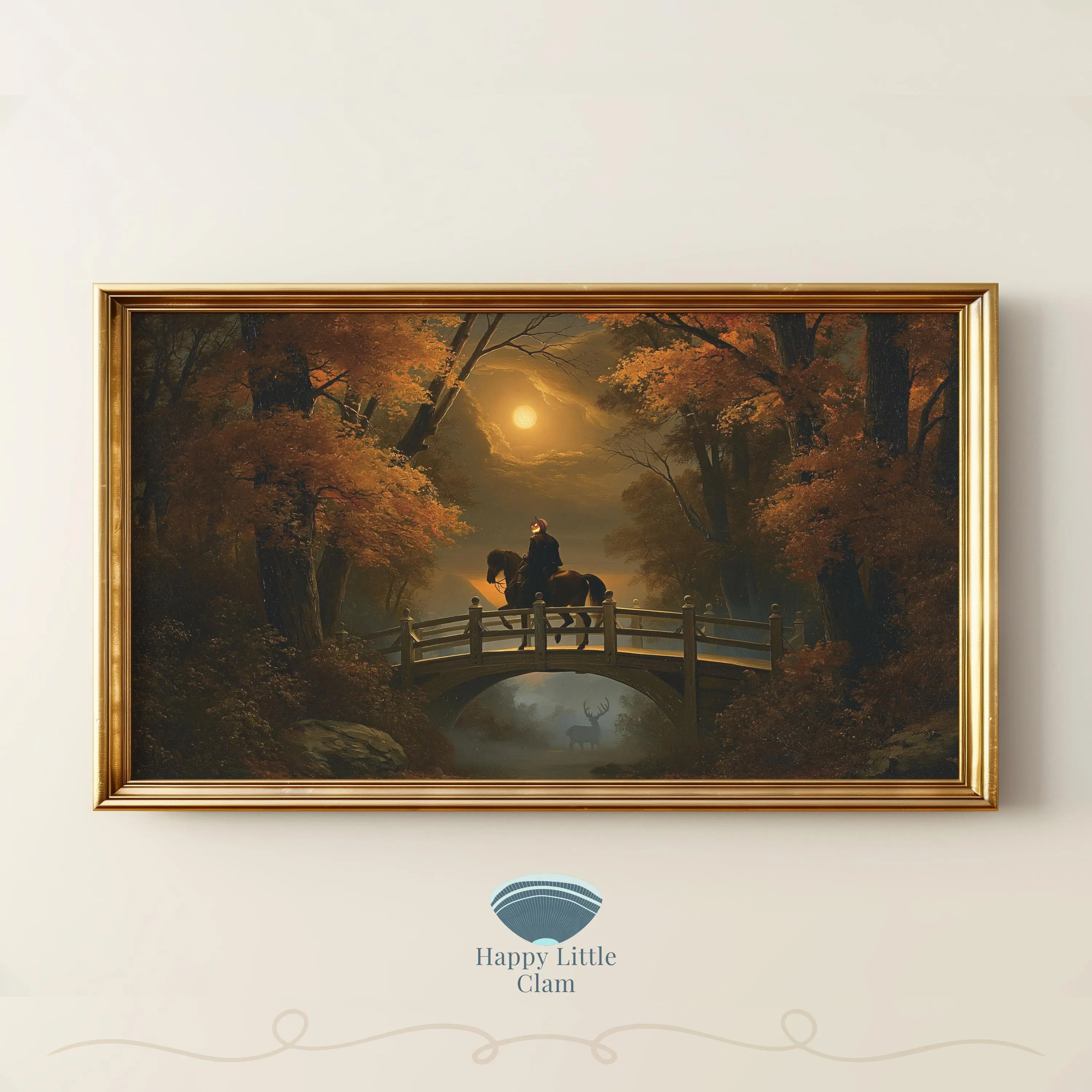 Headless Horseman Samsung Frame TV Art | Haunted Halloween Artwork | Sleepy Hollow Painting (Digital Download) | Etsy (Global)