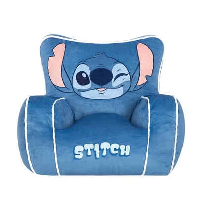 Stitch Kids' Compressed Foam Plush Chair Blue | Target