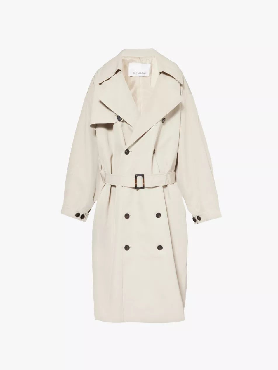 Mavis collar regular-fit woven coat | Selfridges