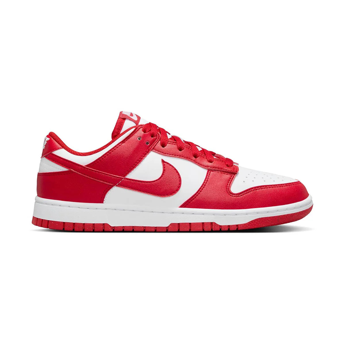 WOMENS NIKE DUNK LOW NEXT NATURE-WHITE/UNIVERSITY RED-DD1873-116 | Shop Simon