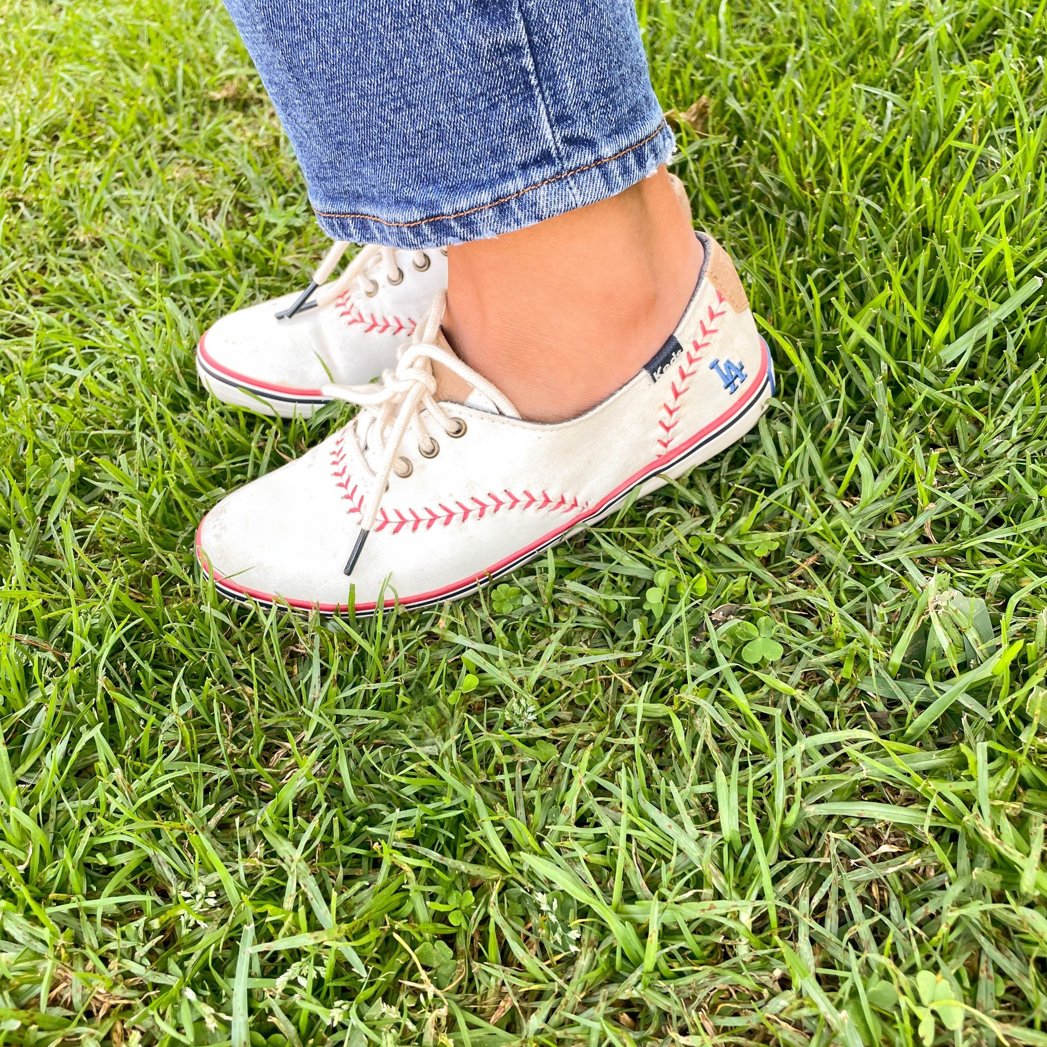 My shoes are over 12-15 years old but they do have a similar version of them. They just don’t have the team logo.

#LTKootd #LTKgrwm #LTKPetite