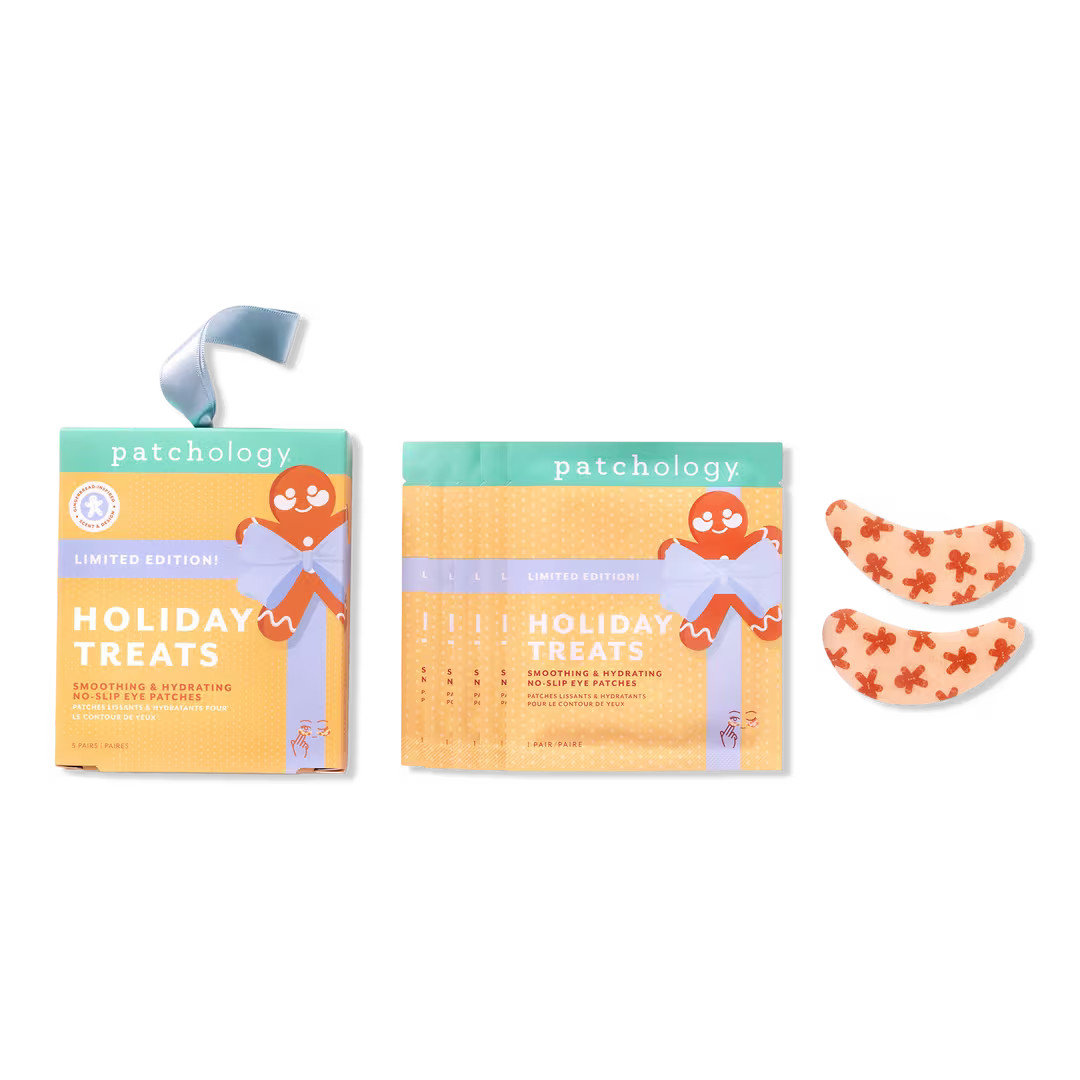 Holiday Treats Gingerbread-Inspired Hydrating No-Slip Eye Patches | Ulta
