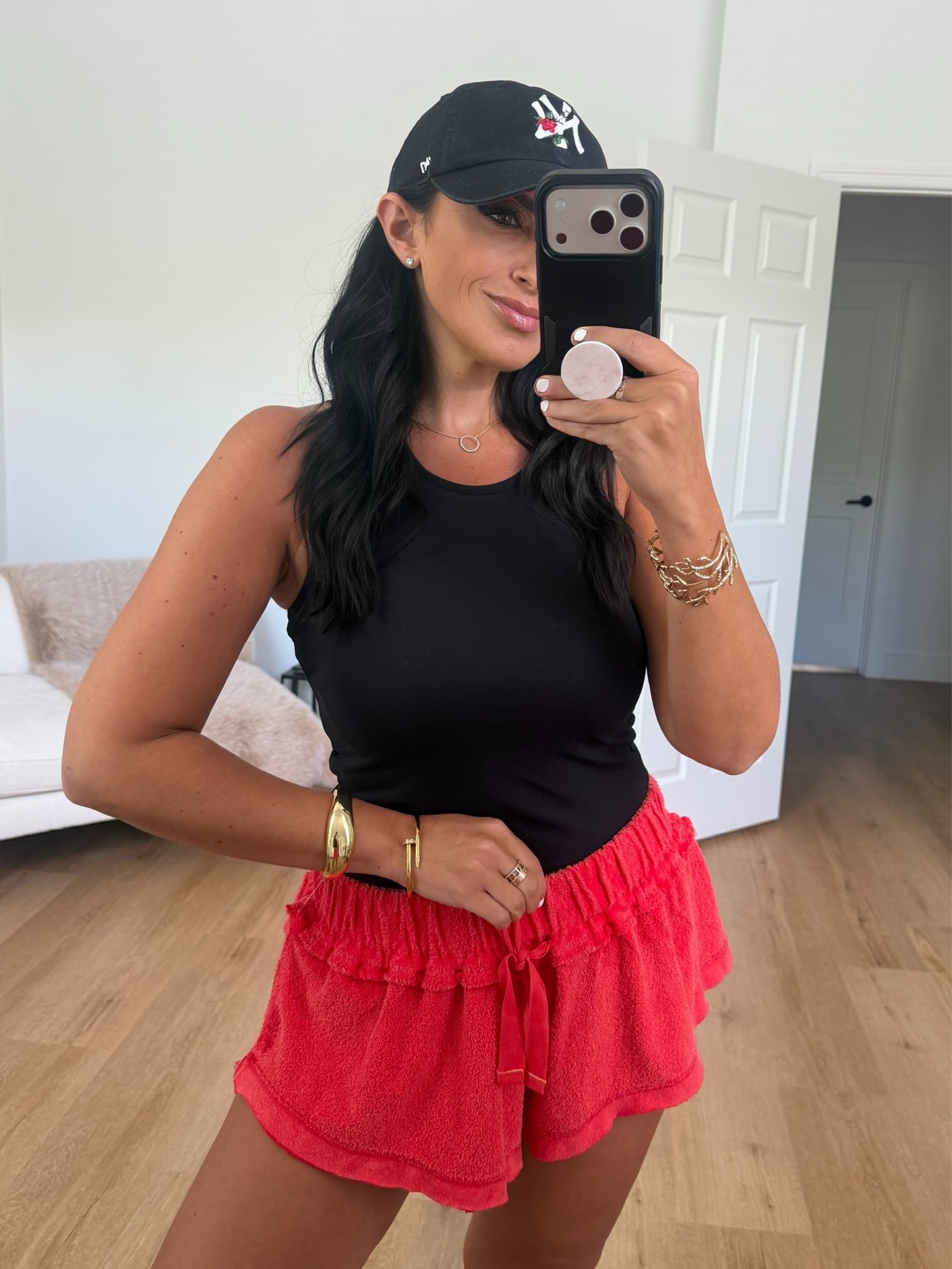 High Tide Terry Shorts wearing size small