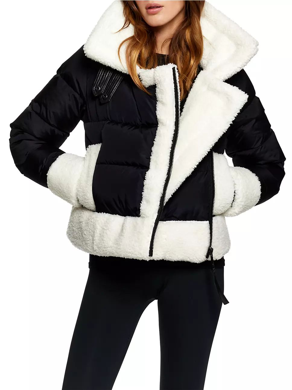 Bennett Sherpa Down Puffer Jacket | Saks Fifth Avenue