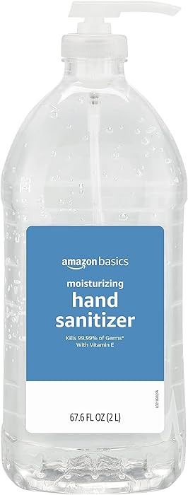 Amazon Basics Hand Sanitizer, Original Scent, Contains 62% Ethyl Alcohol, 67.60 Fl Oz (Pack of 1)... | Amazon (US)