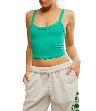 FP Movement All Clear Solid Scoop Neckline Sleeveless Cami | Dillard's