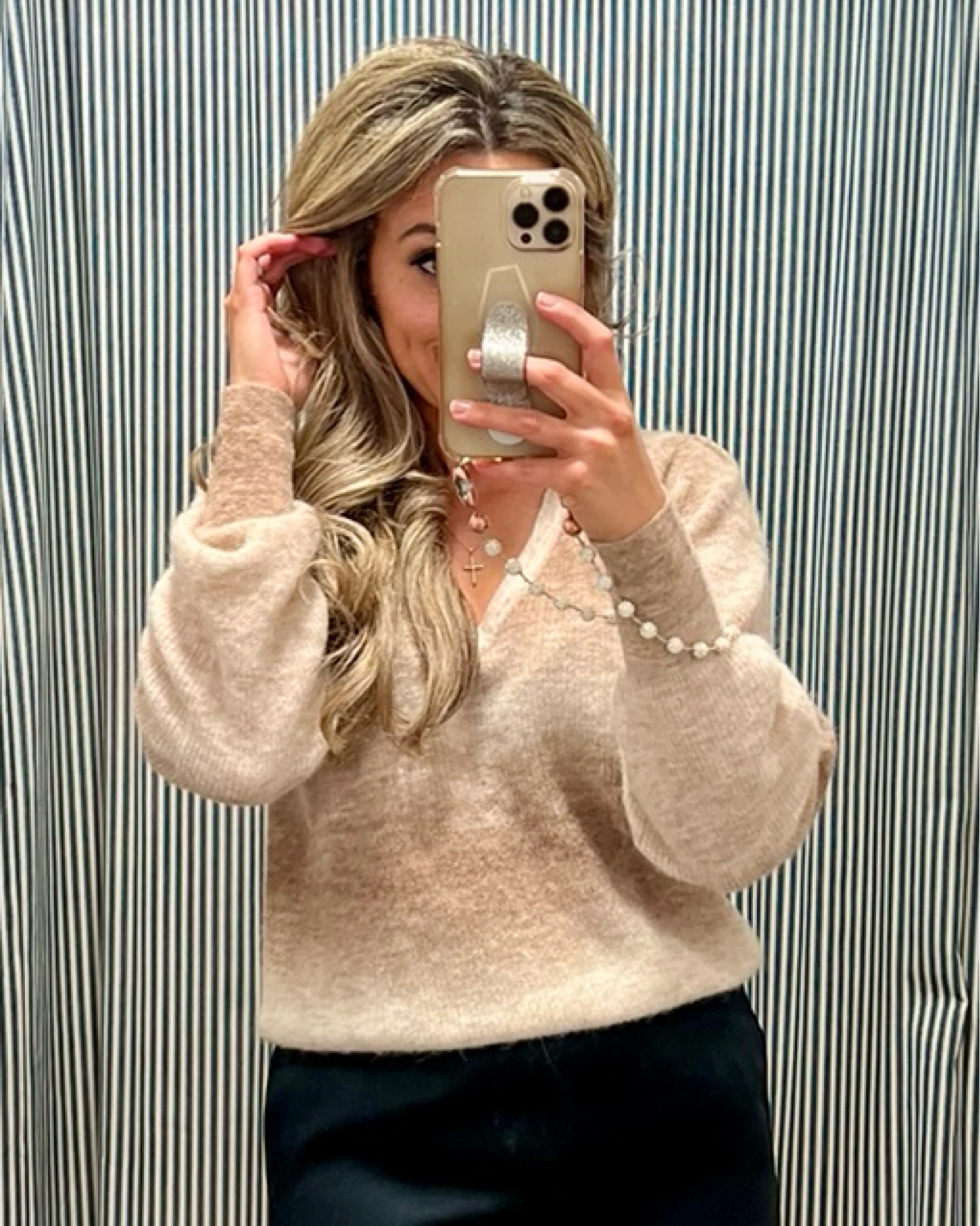 My sweater is on sale plus additional 50% off with code: WINTER it’s soft not itchy at all! I’m in a size small for reference. It’s only $30! Org. $118

#LTKSaleAlert #LTKWorkwear #LTKSeasonal