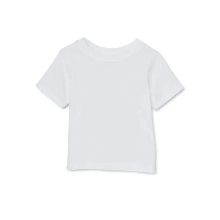 Garanimals Baby Boys Crewneck Tee with Short Sleeves, Sizes 0-24M | Walmart (US)