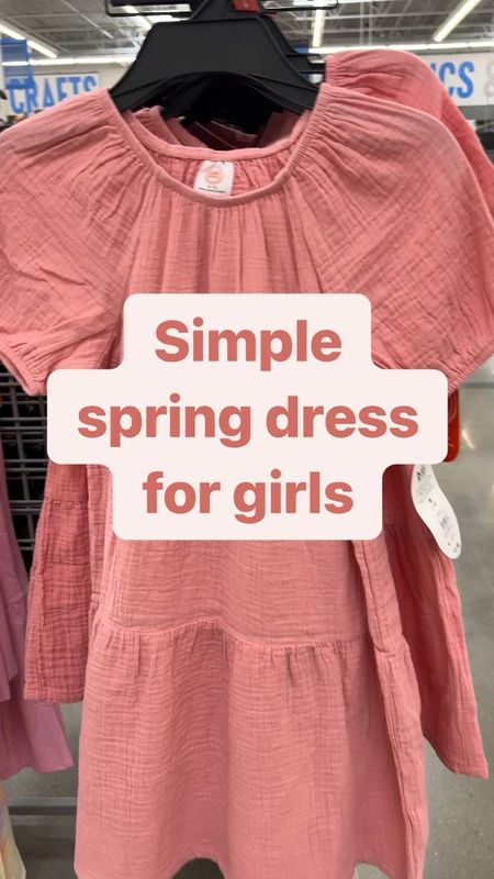 The sweetest little gauze dress for girls @walmart! Would be so cute for a simple Easter dress or just a little spring dress! It’s under $15! 

#LTKkids #LTKSpringSale #LTKSeasonal