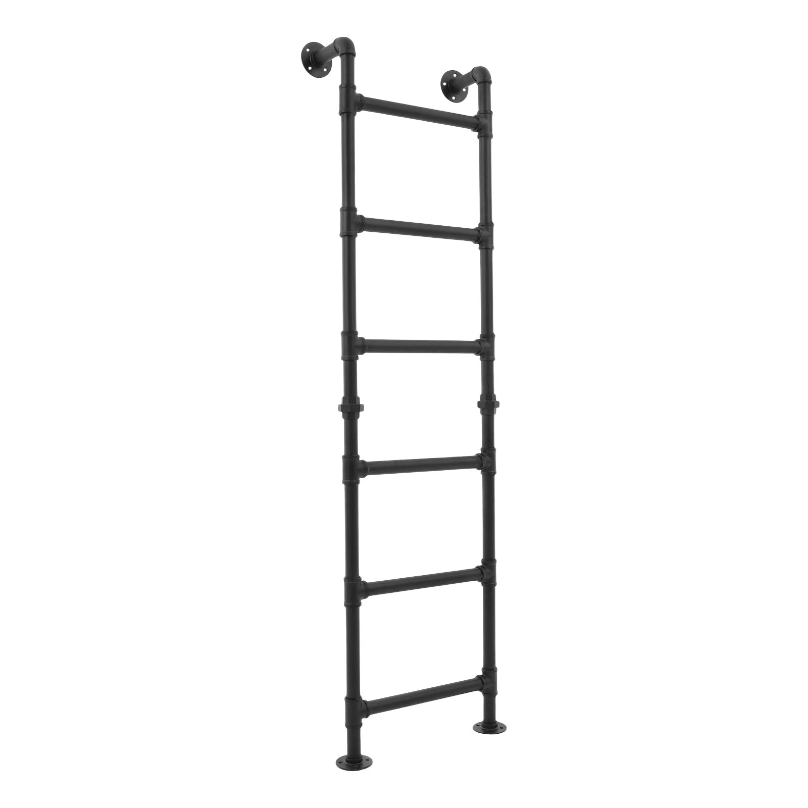 6 Steps Metal Step Ladder For Attic Loft/Dorm, Wall Mounted Metal Bunk Bed Ladder, Window Well Eg... | Wayfair North America