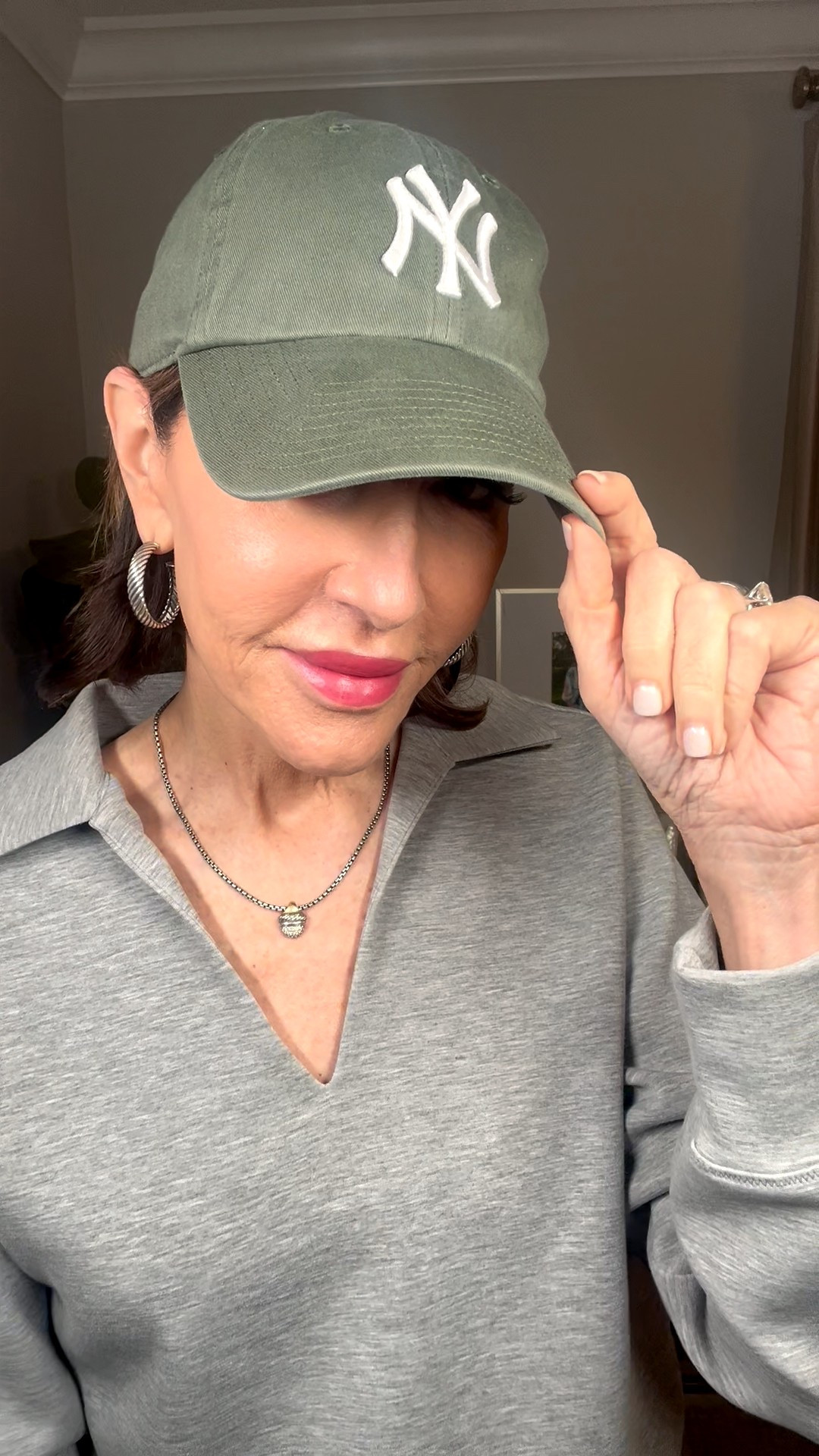 green ny baseball cap 

#LTKootd #LTKOver40 #LTKSeasonal