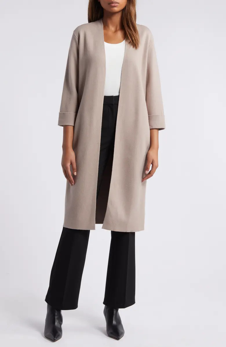 Halogen® Open Front Longline Cardigan | Nordstrom | Nordstrom