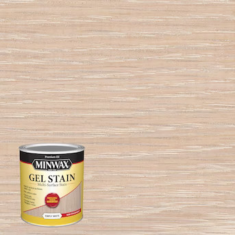 Minwax Gel Stain Oil-Based Simply White Semi-Transparent Interior Stain (1-Quart) | Lowe's