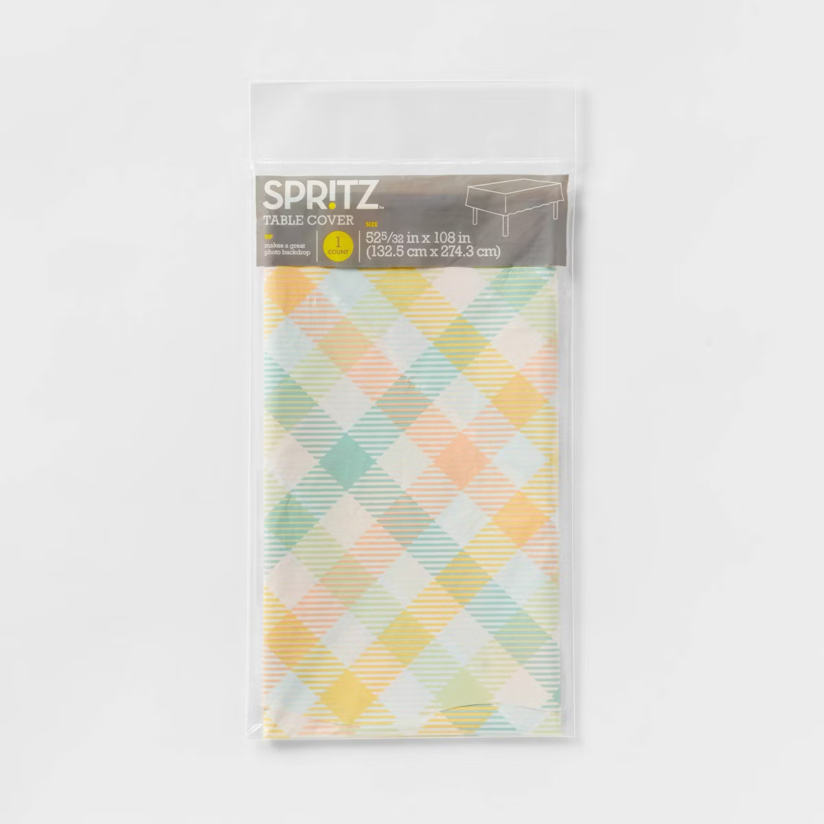 1ct Floral Collection Table Cover - Spritz™ | Target