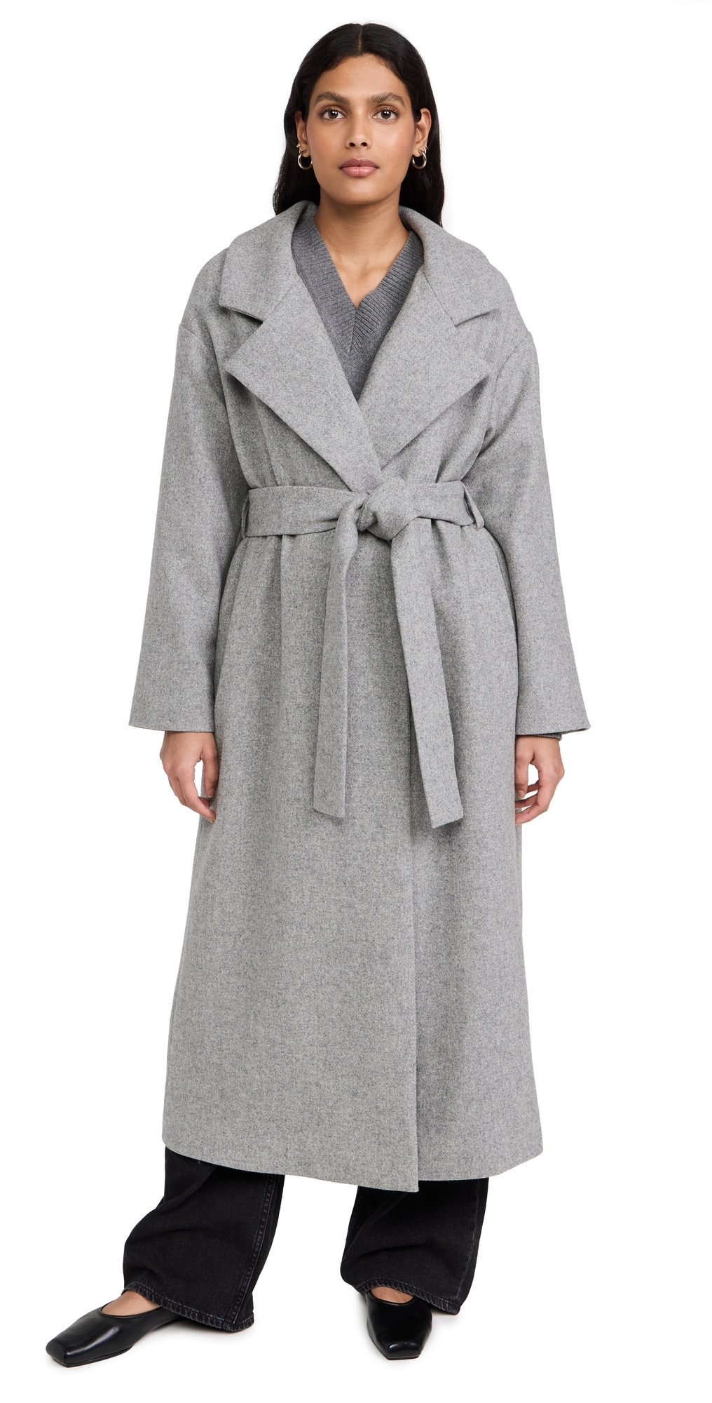 Line & Dot Damson Coat Grey M | Shopbop
