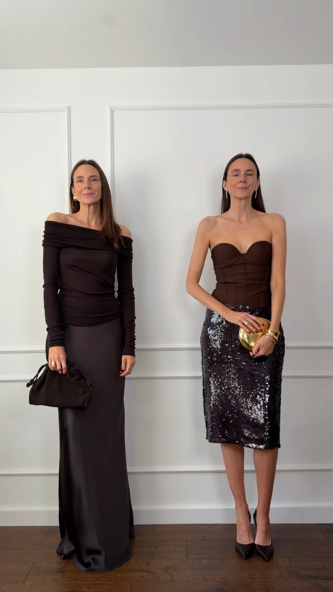 Satin vs sequin. Both very festive and perfect for party season! I hope this gives you inspiration for your Christmas party outfit and other festive party outfits

#ltkstyletip

#LTKHoliday #LTKFindsUnder100 #LTKSeasonal