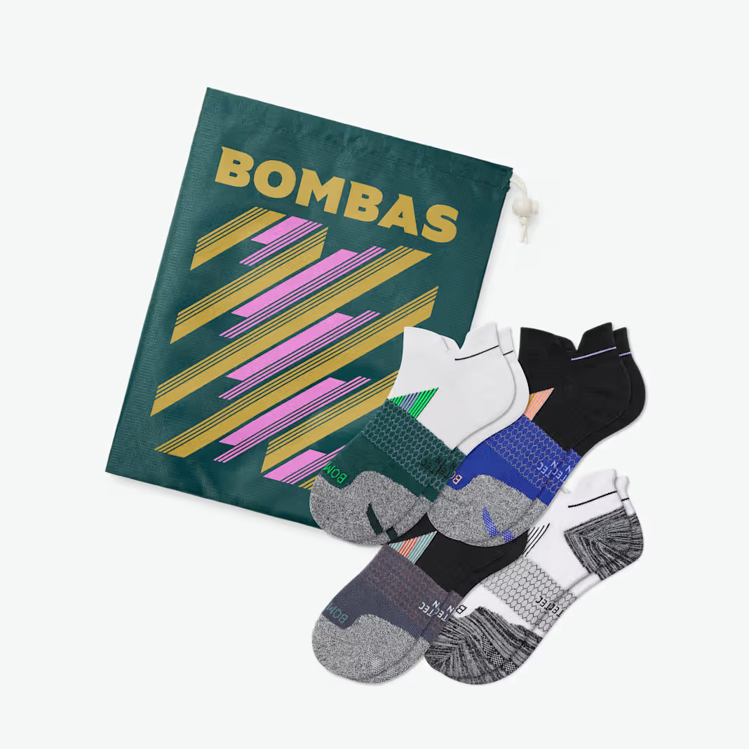 Men's Running Ankle Sock 4-Pack Gift Bag | Bombas