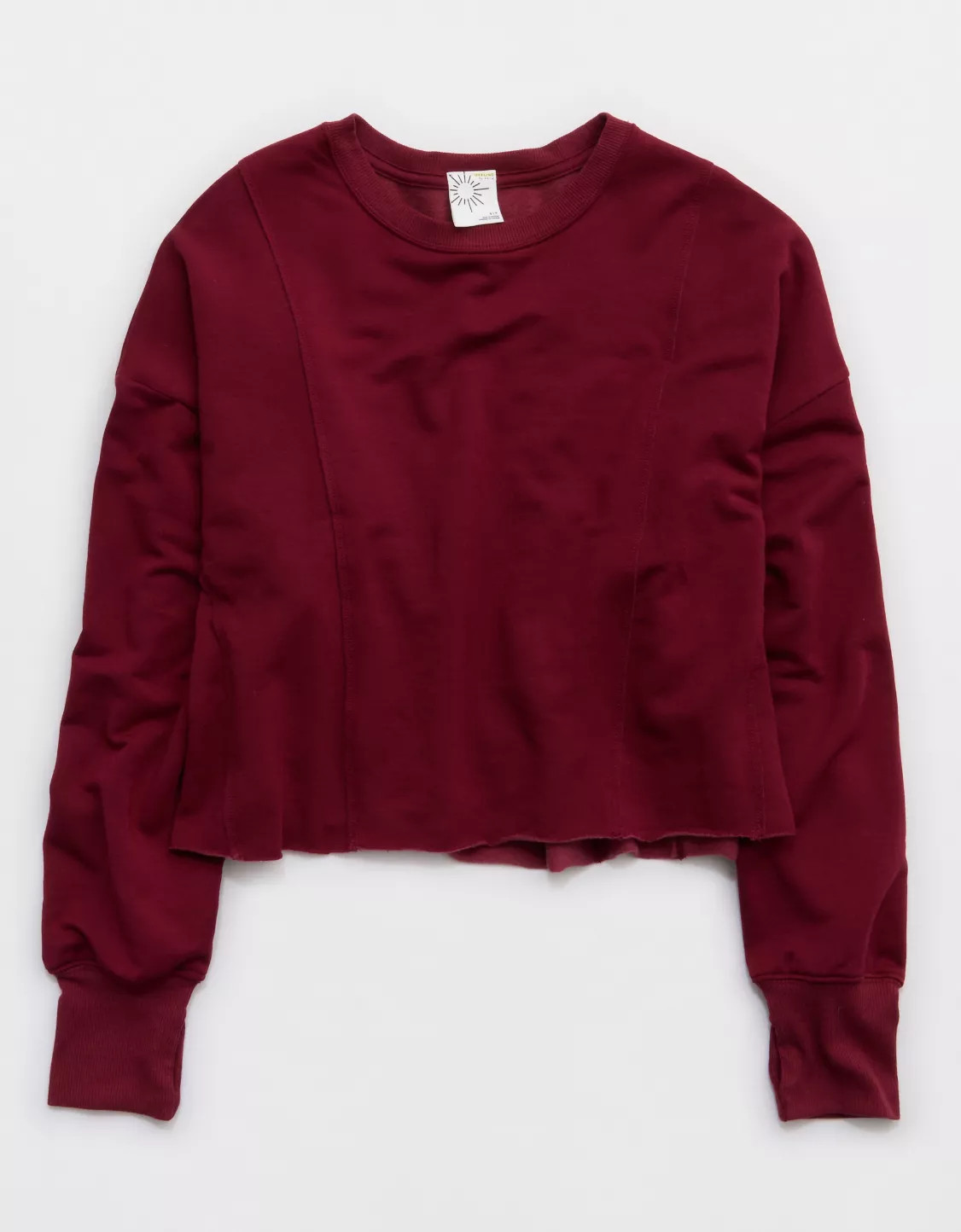 OFFLINE By Aerie OTT Seamed Crewneck Sweatshirt | Aerie
