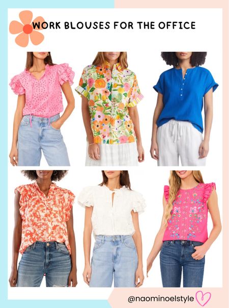Work Wear Blouses 🩷 Spring tops for the Office. 



#LTKSeasonal #LTKFindsUnder100 #LTKWorkwear