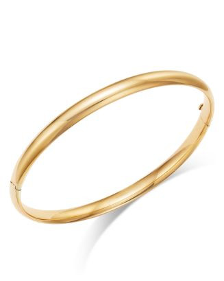 Bloomingdale's Fine Collection Classic Polished Bangle Bracelet in 14K Yellow Gold - Exclusive Je... | Bloomingdale's (US)