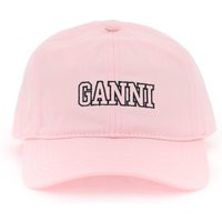 Ganni Baseball Cap With Logo Embroidery | Balardi (US & Canada)