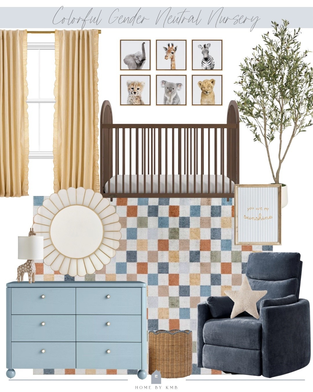 A colorful gender neutral nursery design 💕

#LTKHome #LTKBaby