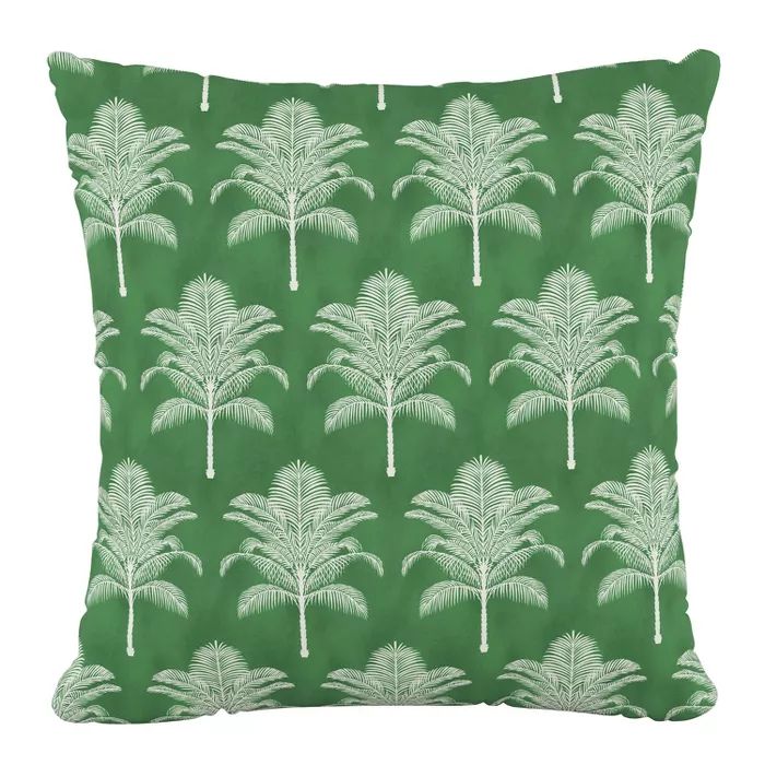 Outdoor Throw Pillow Palm Life Verde  Furniture Mfg - Skyline Furniture | Target