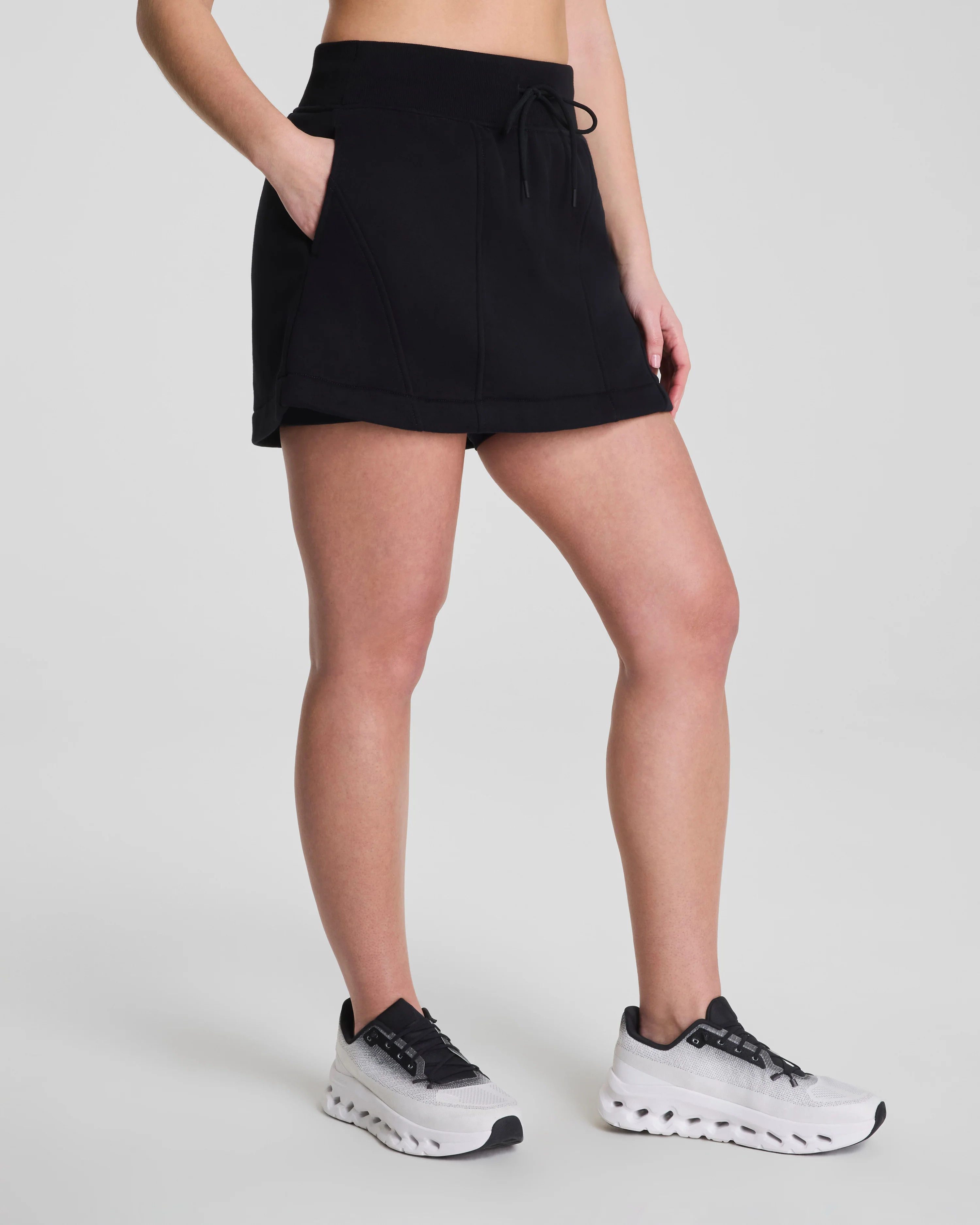 SPANX® BoostUpCotton Fleece Skort, 15" | Spanx