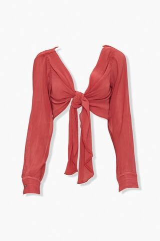 Ribbed Knotted Crop Top | Forever 21 (US)