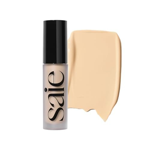 Saie Slip Tint Radiant Cream Concealer & All-Over Face Makeup - Concealer for Dark Circles, Redness & Blemishes - Lightweight Makeup Made with Hydrating Hyaluronic Acid - Shade 4 (0.17 oz) | Amazon (US)