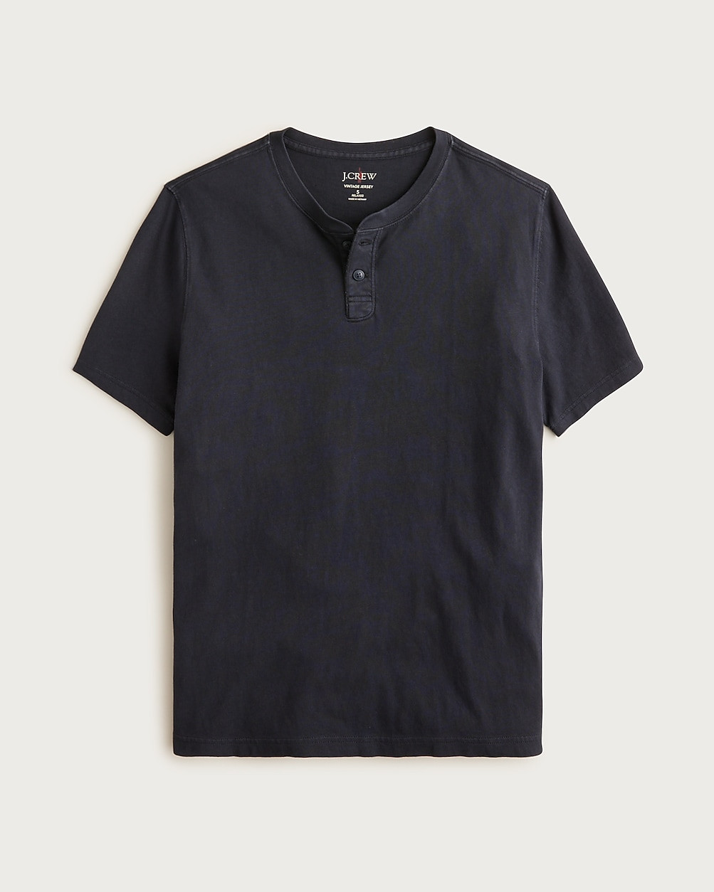 Short-sleeve vintage-wash cotton henley | J. Crew US