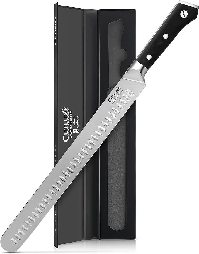 Cutluxe Slicing Carving Knife – 12" Brisket Knife, Meat Cutting and BBQ Knife – Razor Sharp G... | Amazon (US)