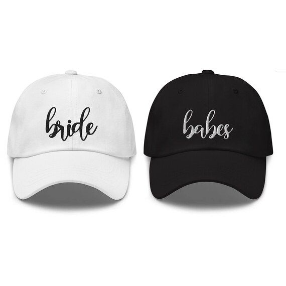 Bridal Party Baseball Hats, Bride‘s Babes Hats, Bachelorette Party Hat, Bride Tribe Cap, Bride ... | Etsy (US)
